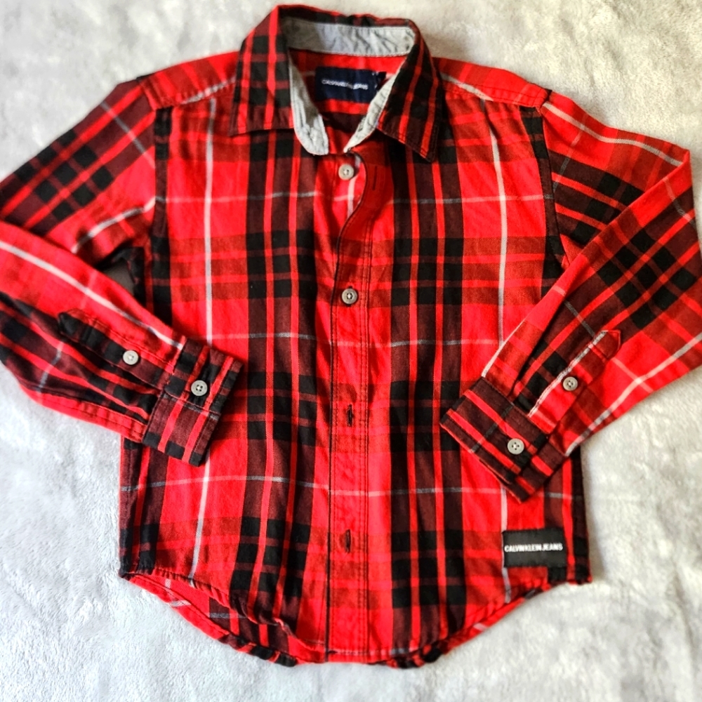 Boys plaid shirt